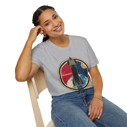 Starship Rocket Badge T-Shirt