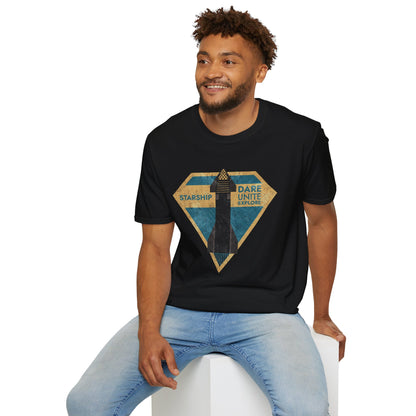 SpaceX-Starship: Dare. Unite. Explore. T-Shirt