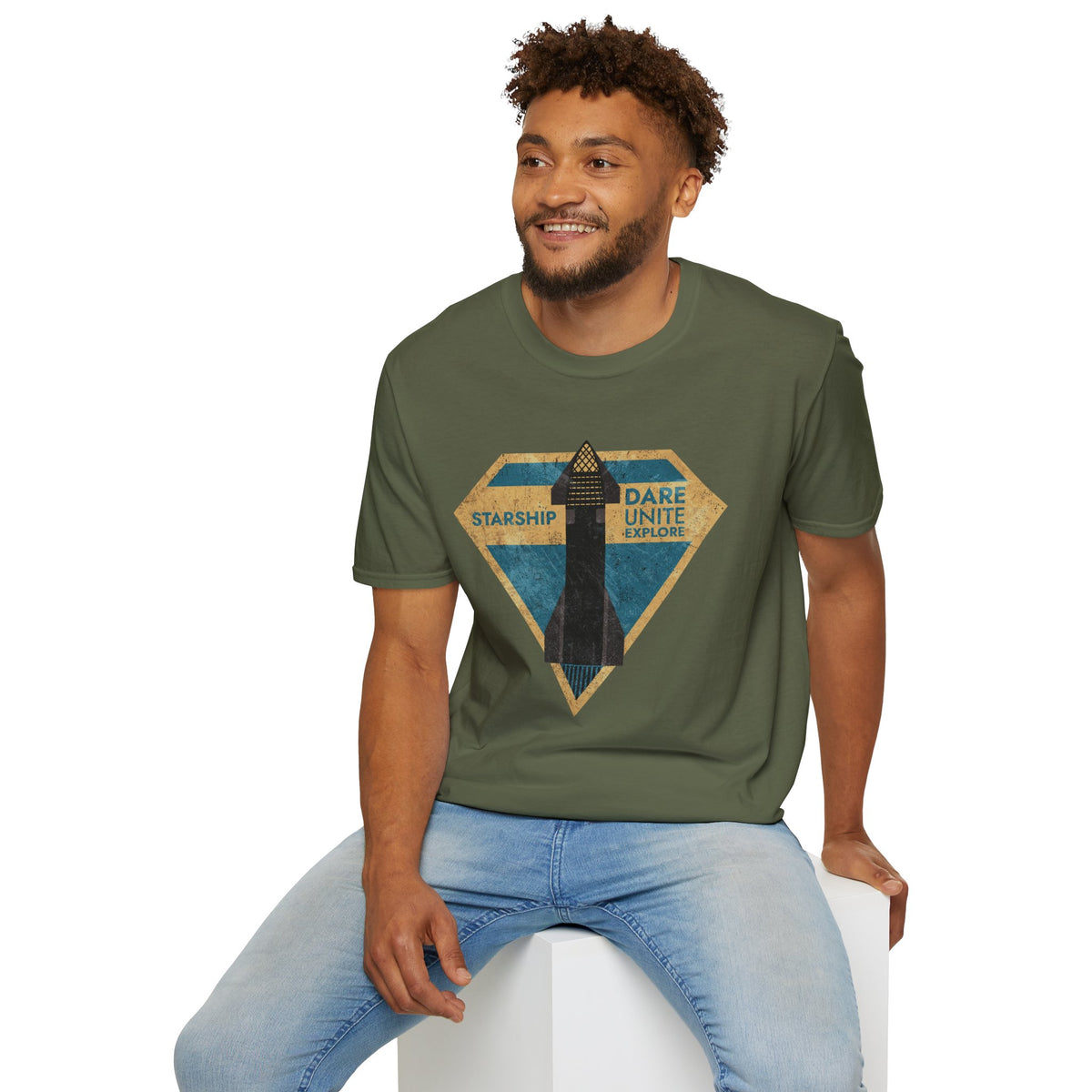 SpaceX-Starship: Dare. Unite. Explore. T-Shirt