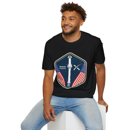 SpaceX Starship Badge T-Shirt