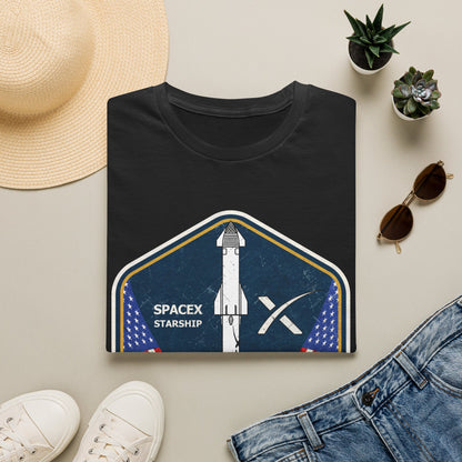 SpaceX Starship Badge T-Shirt
