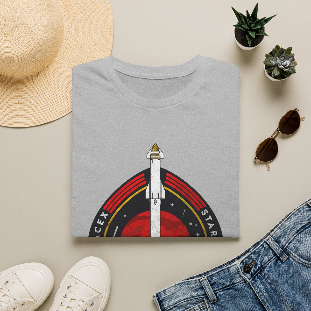 SpaceX-Starship: Mars is Next. T-Shirt