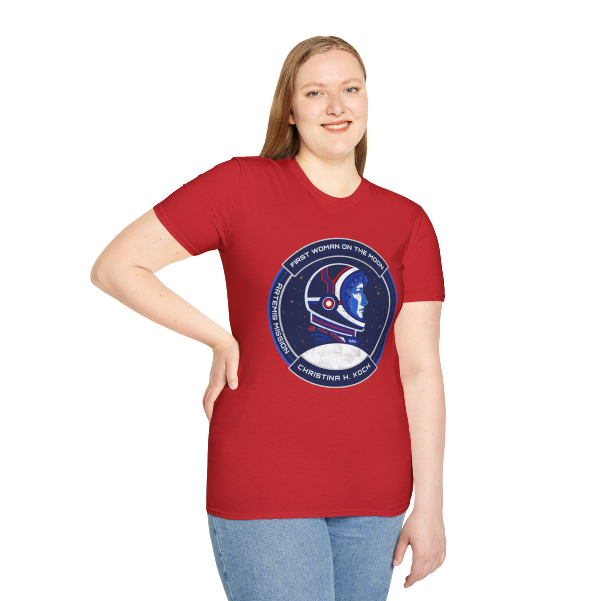 Christina H. Koch: First Woman On The Moon (Artemis Mission) T-Shirt