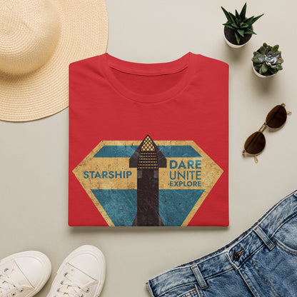 SpaceX-Starship: Dare. Unite. Explore. T-Shirt