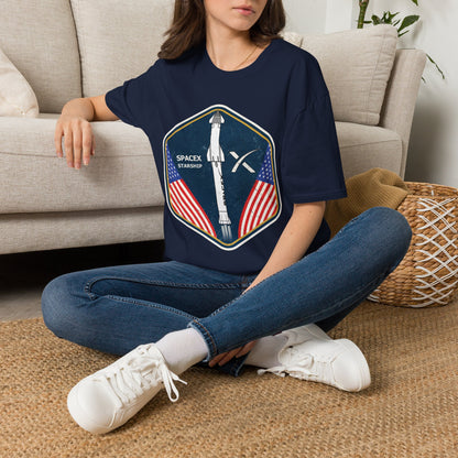 SpaceX Starship Badge T-Shirt