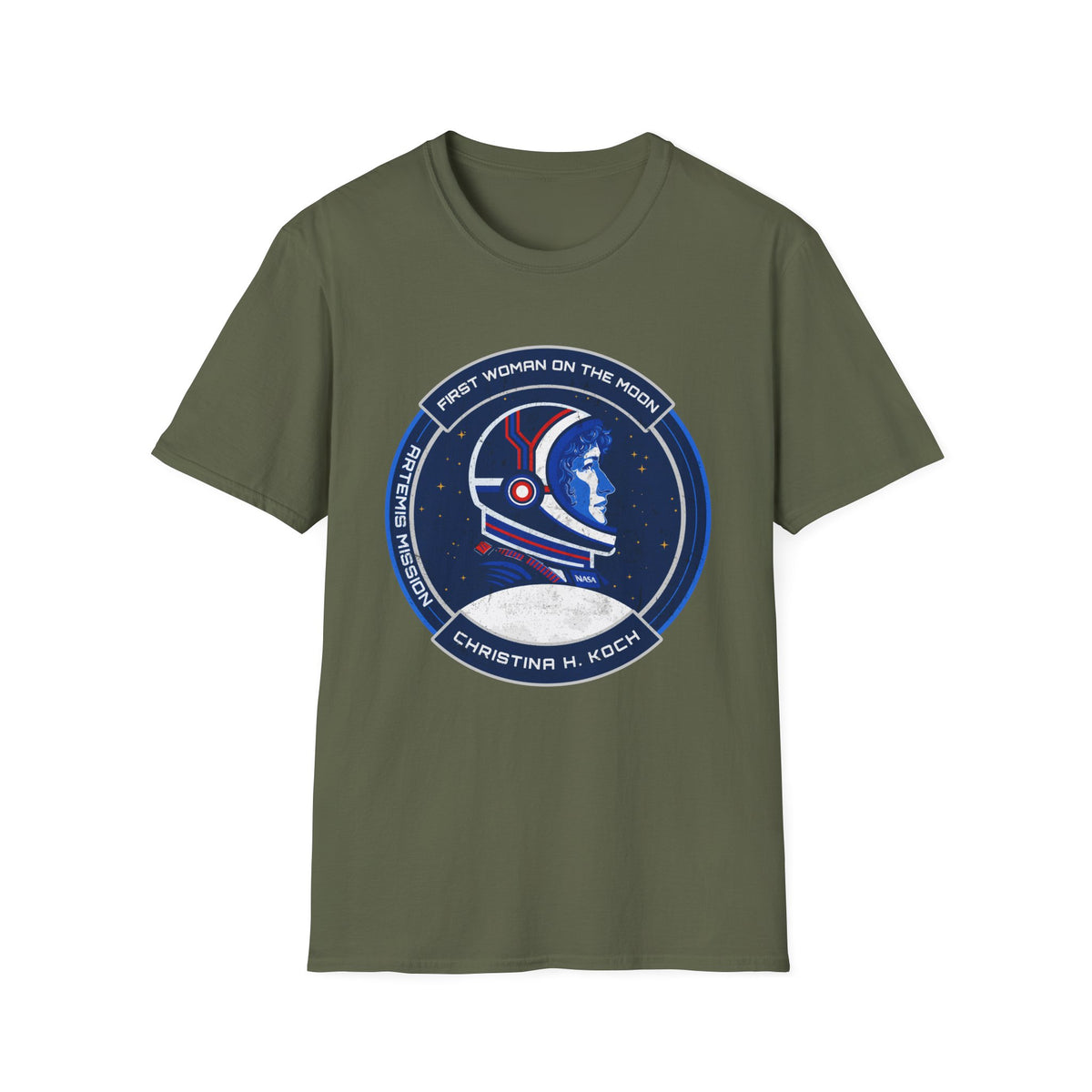 Christina H. Koch: First Woman On The Moon (Artemis Mission) T-Shirt