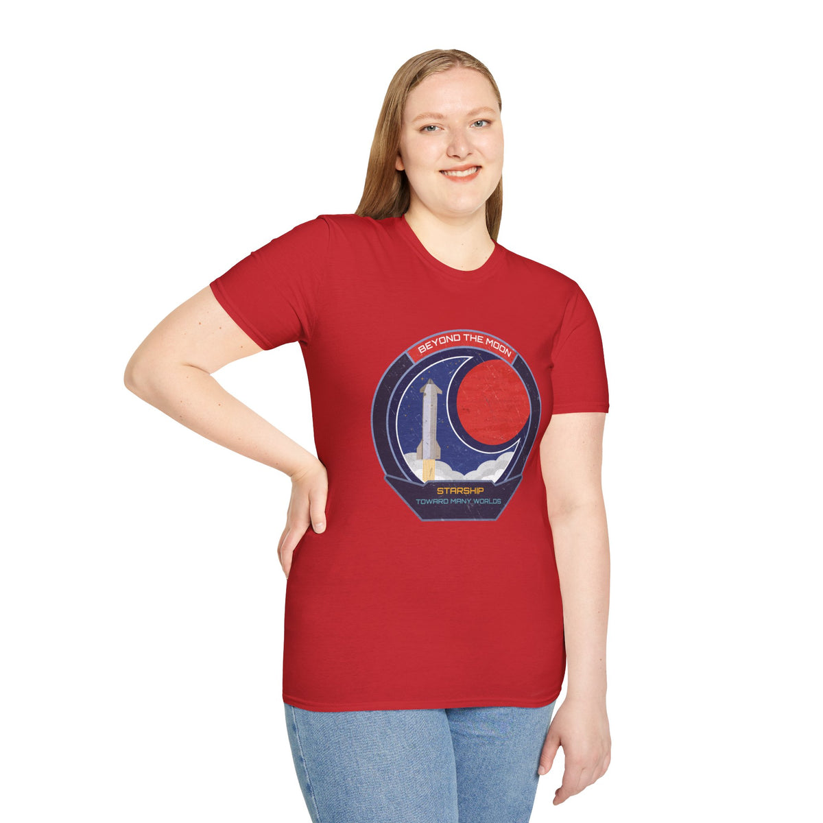 Starship: Beyond The Moon. Toward Many Worlds T-Shirt