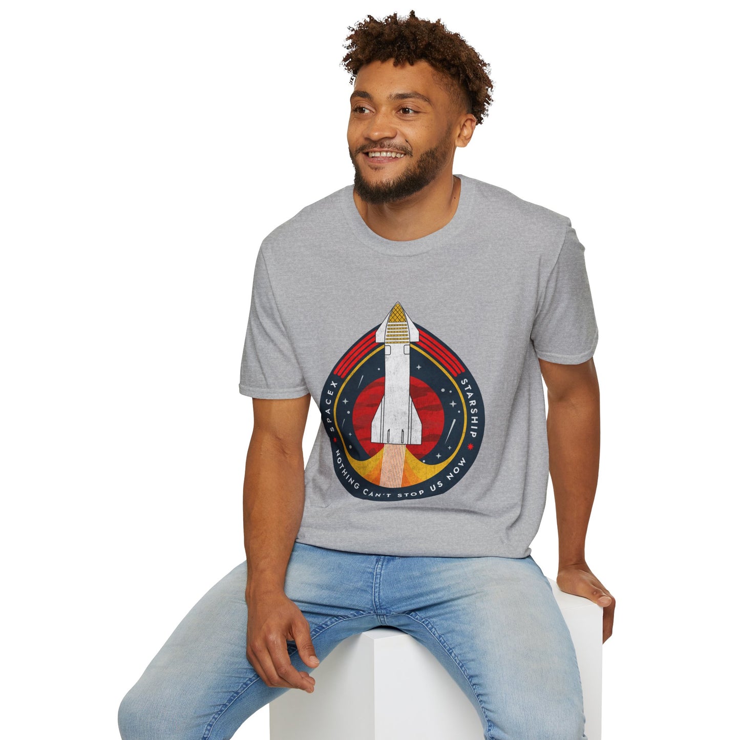 SpaceX-Starship: Nothing Can't Stop Us Now. T-Shirt