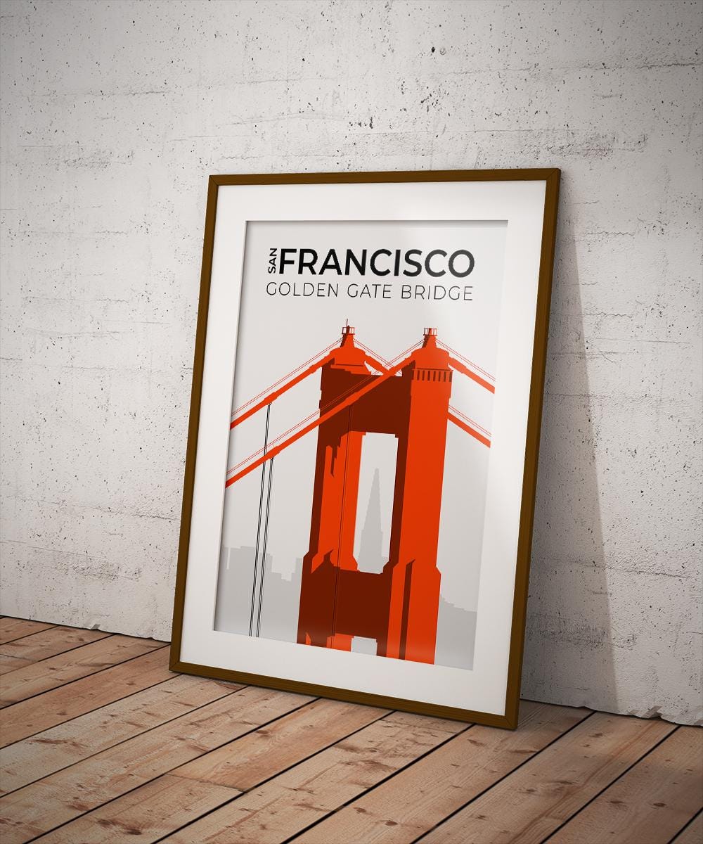 San Francisco Golden Gate Bridge Poster
