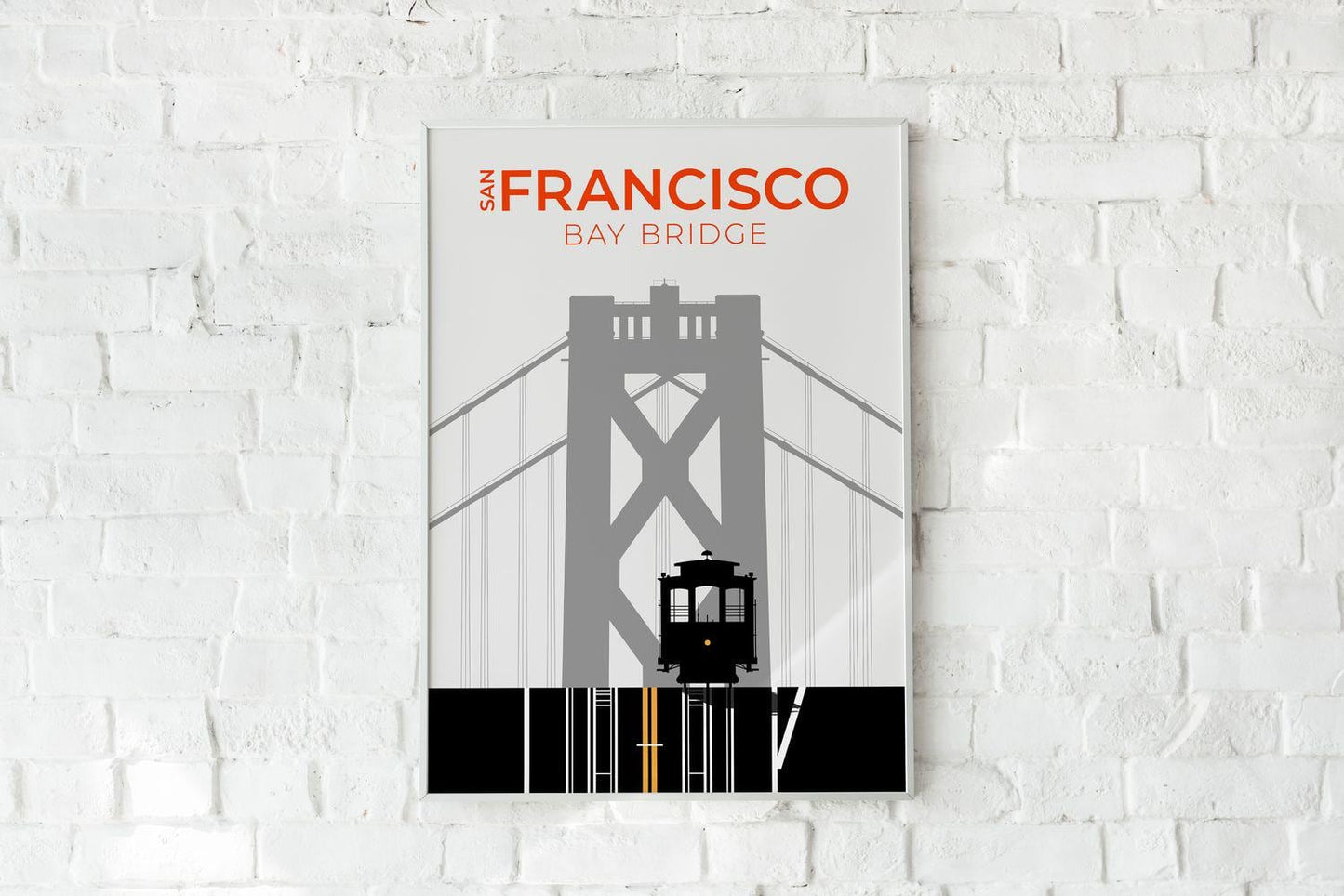 San Francisco Bay Bridge Poster