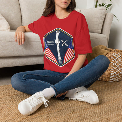 SpaceX Starship Badge T-Shirt