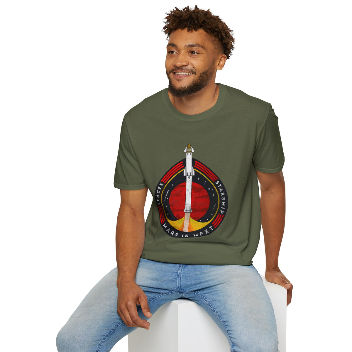 SpaceX-Starship: Mars is Next. T-Shirt