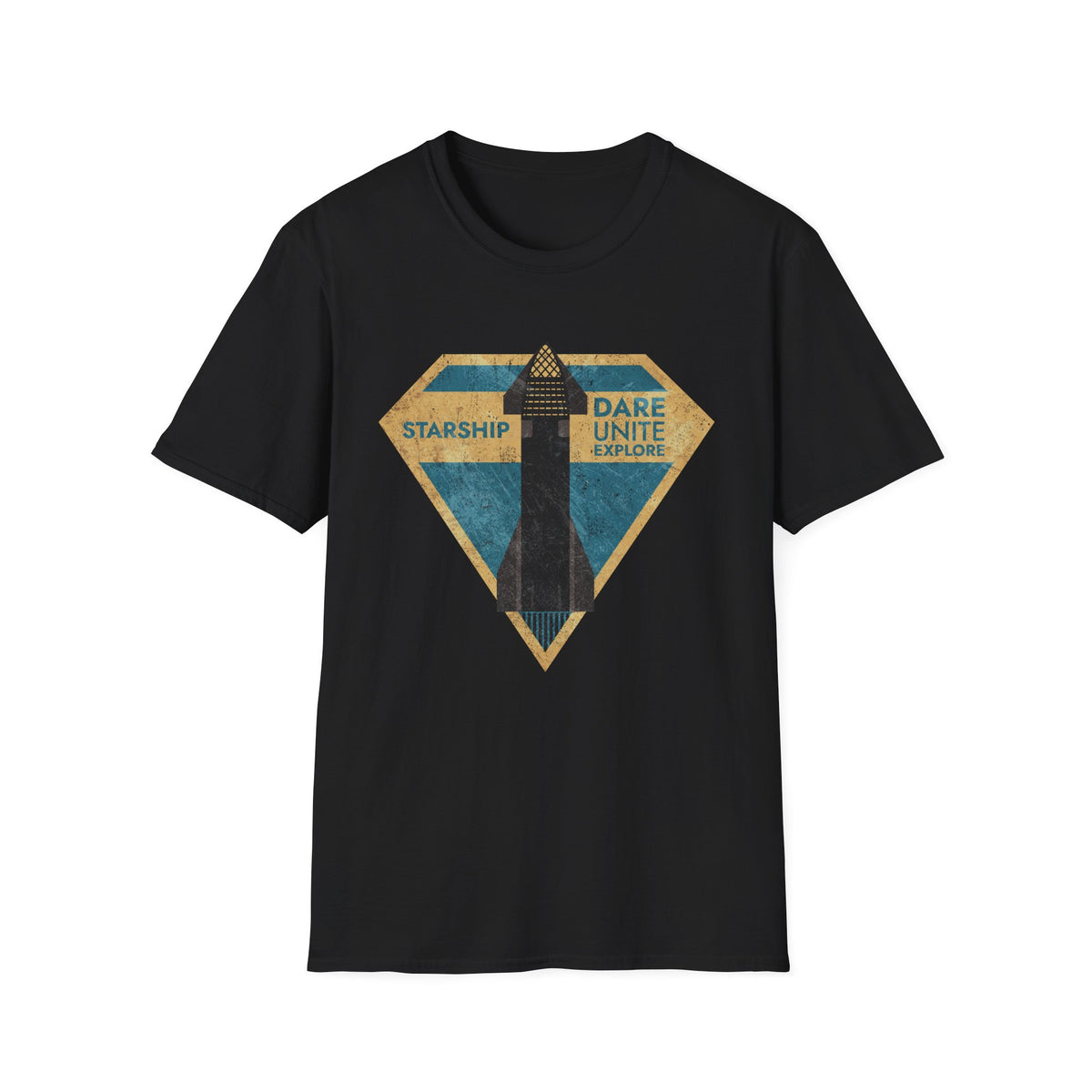 SpaceX-Starship: Dare. Unite. Explore. T-Shirt