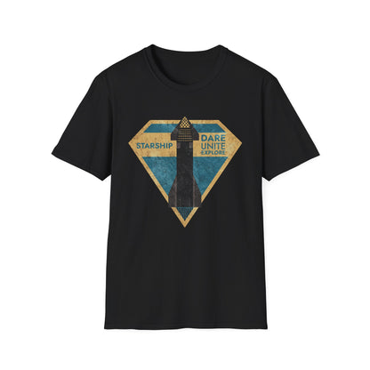 SpaceX-Starship: Dare. Unite. Explore. T-Shirt
