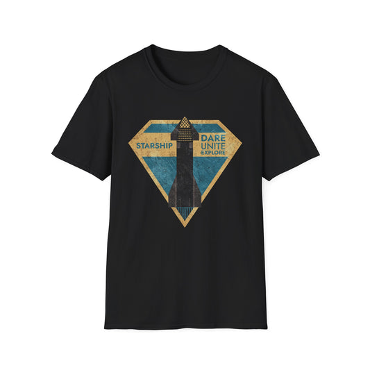 SpaceX-Starship: Dare. Unite. Explore. T-Shirt