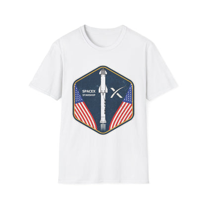 SpaceX Starship Badge T-Shirt