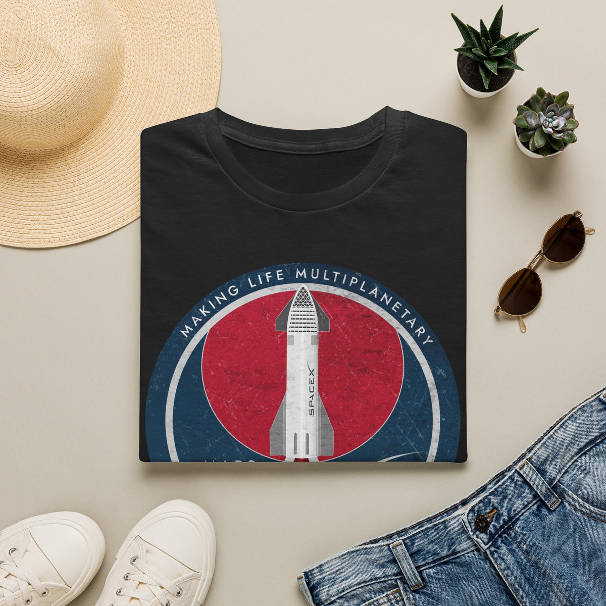 SpaceX Mars 2027: Making Life Multiplanetary - T-Shirt