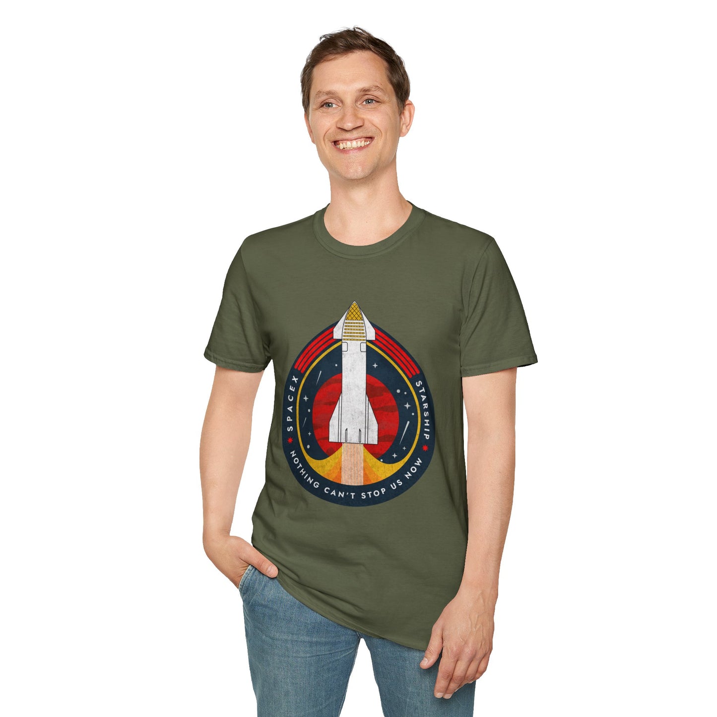 SpaceX-Starship: Nothing Can't Stop Us Now. T-Shirt