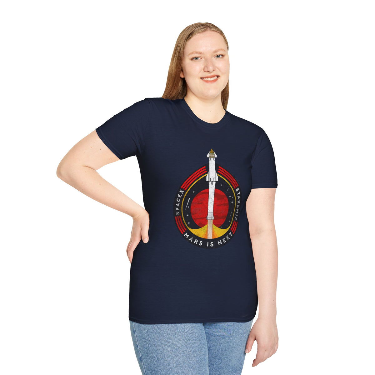 SpaceX-Starship: Mars is Next. T-Shirt