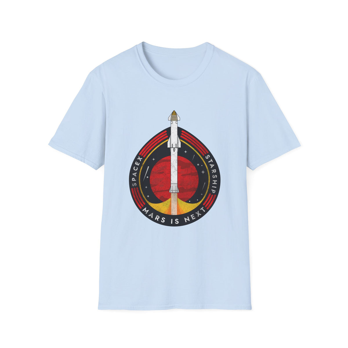SpaceX-Starship: Mars is Next. T-Shirt