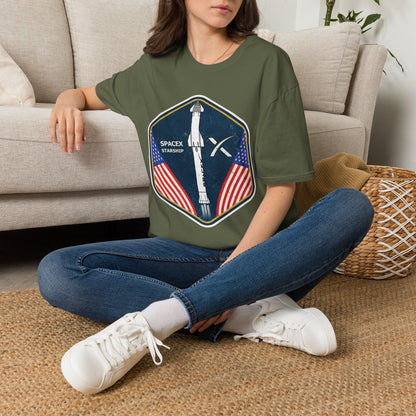 SpaceX Starship Badge T-Shirt