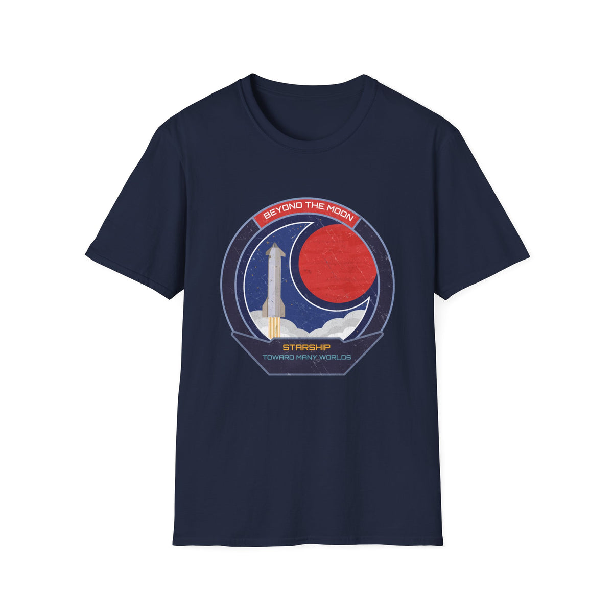 Starship: Beyond The Moon. Toward Many Worlds T-Shirt