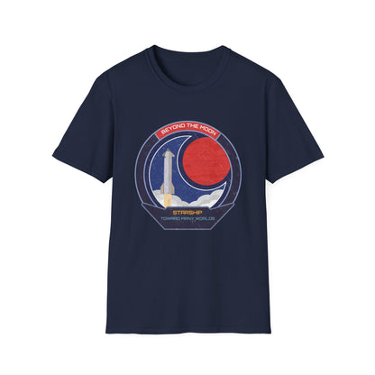 Starship: Beyond The Moon. Toward Many Worlds T-Shirt