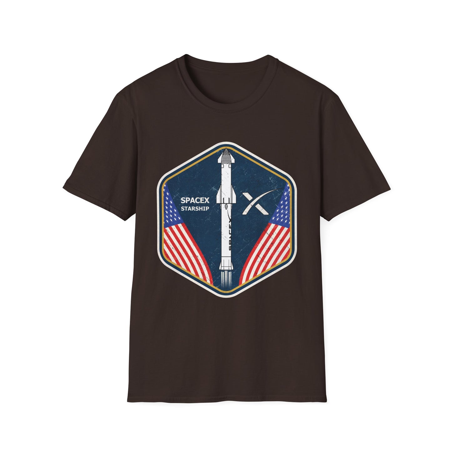 SpaceX Starship Badge T-Shirt