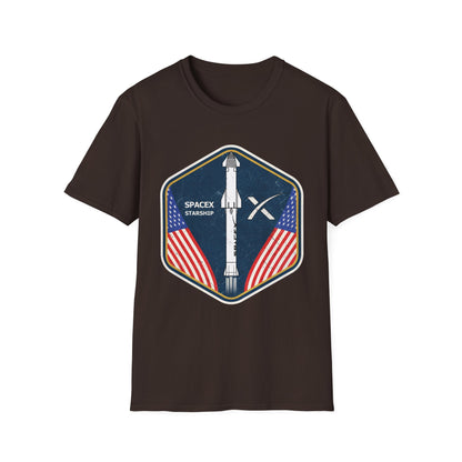 SpaceX Starship Badge T-Shirt