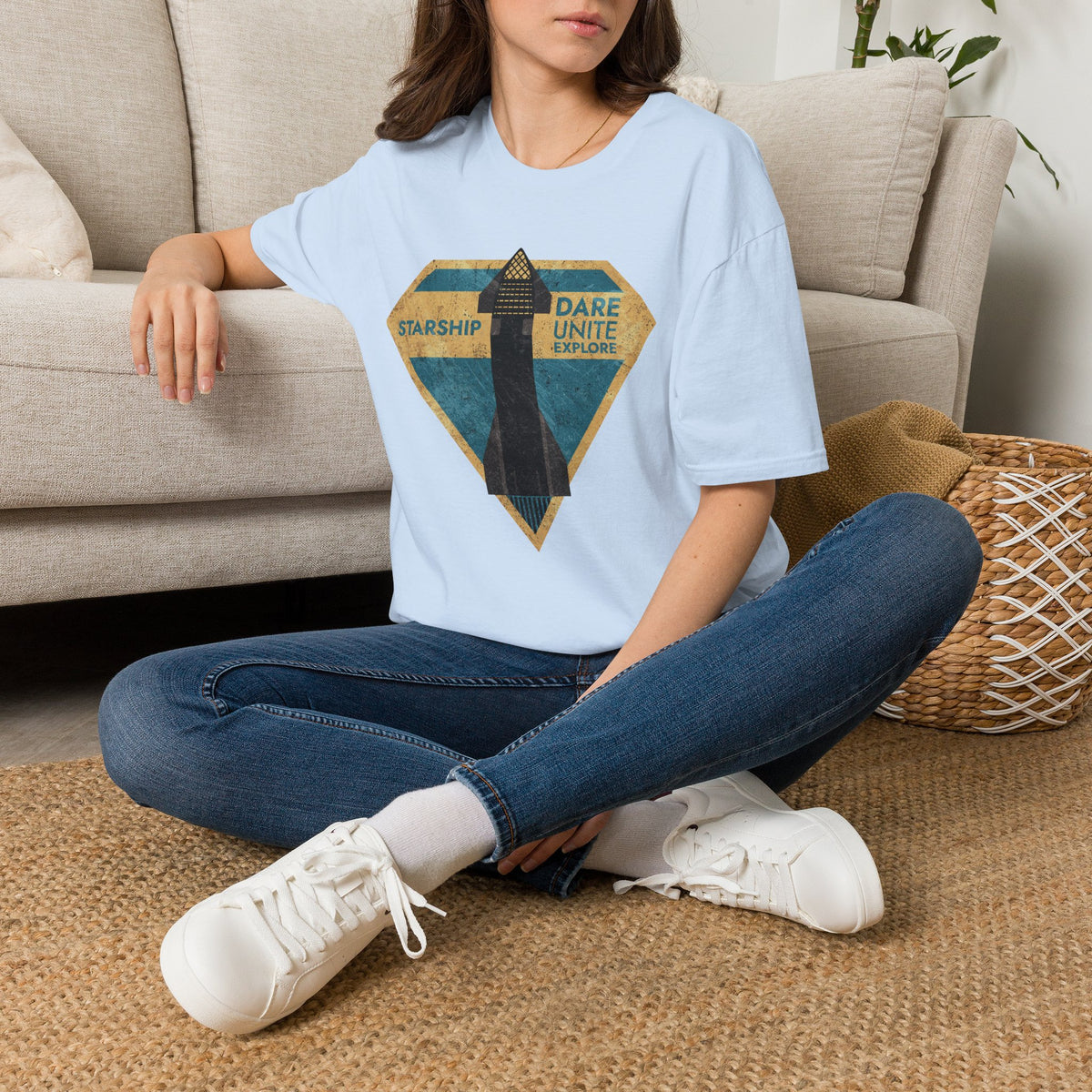 SpaceX-Starship: Dare. Unite. Explore. T-Shirt