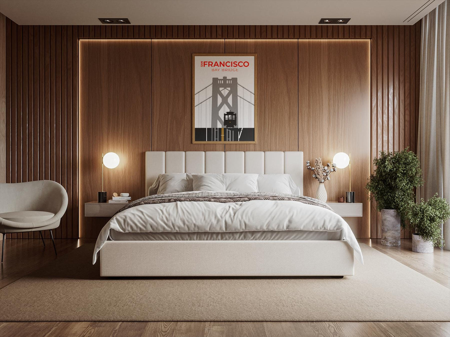 San Francisco Bay Bridge Poster