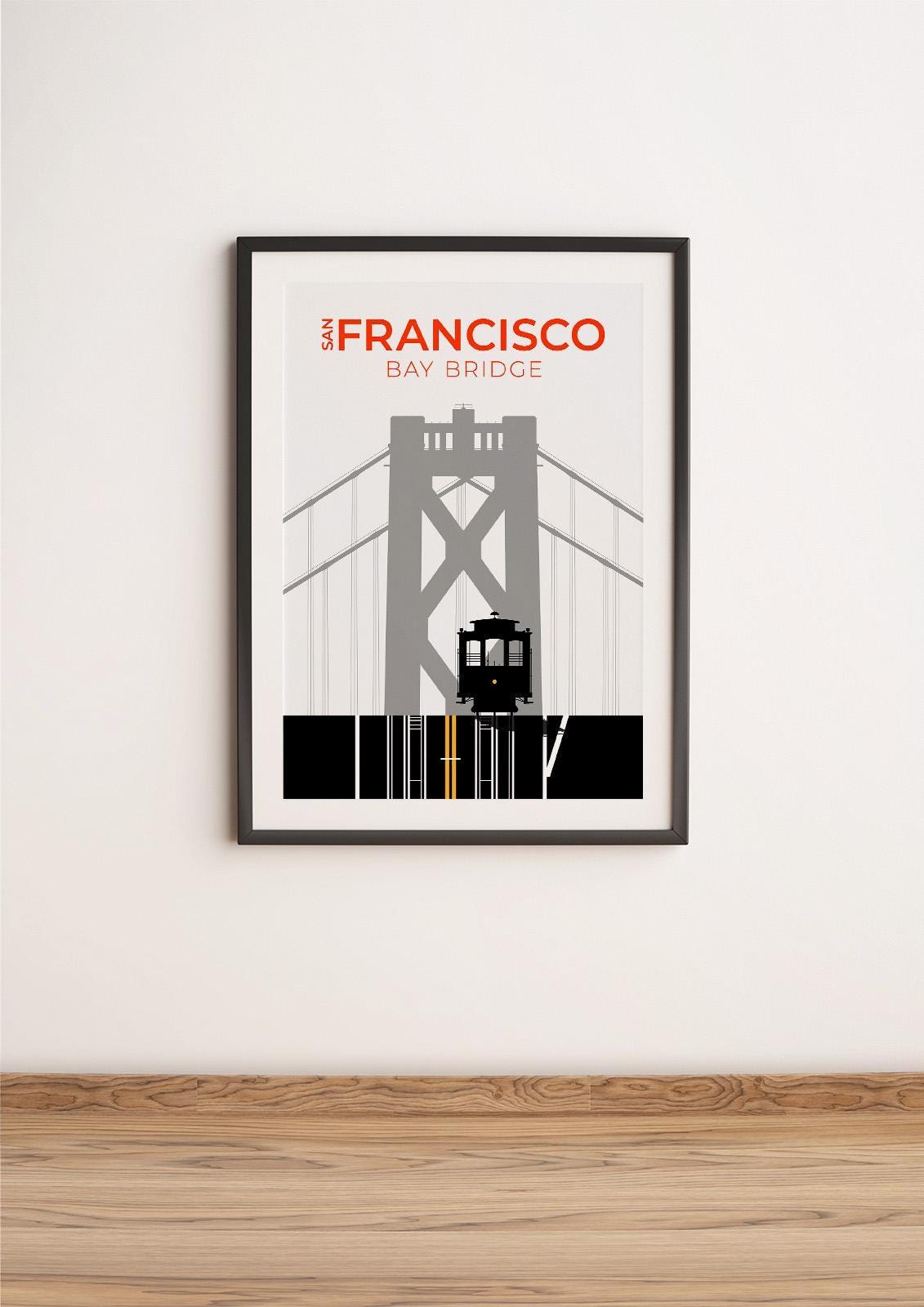 San Francisco Bay Bridge Poster
