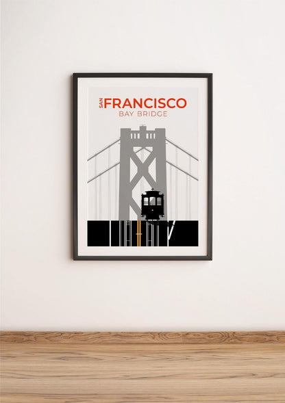 San Francisco Bay Bridge Poster