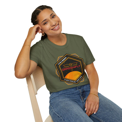 Dragonfly: Titan Mission. New Worlds Await Us T-Shirt