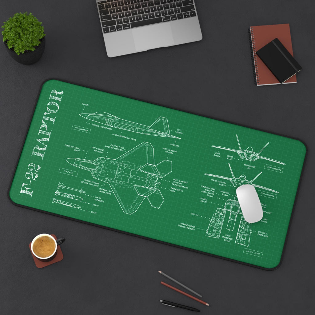 F-22 Desk Mat
