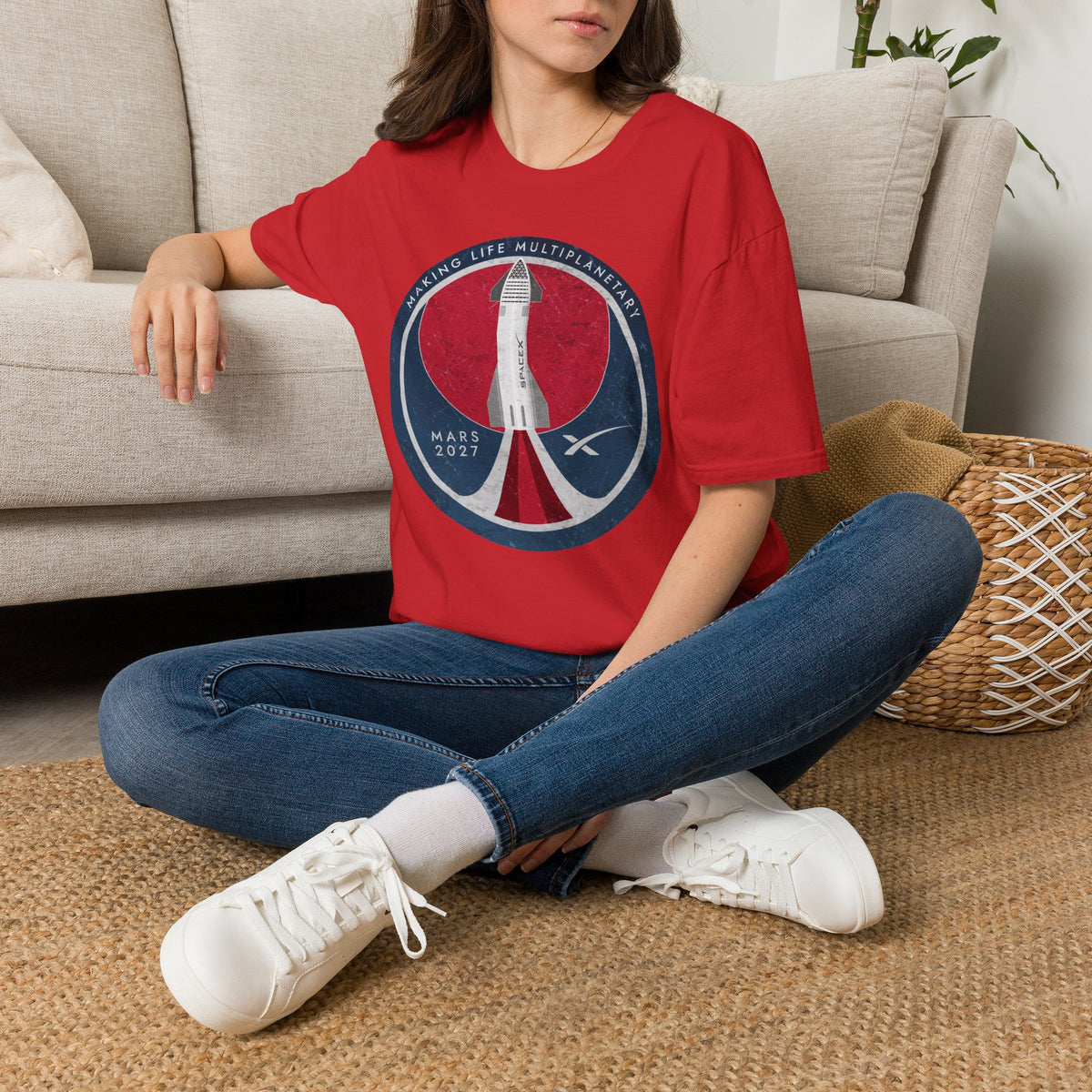 SpaceX Mars 2027: Making Life Multiplanetary - T-Shirt