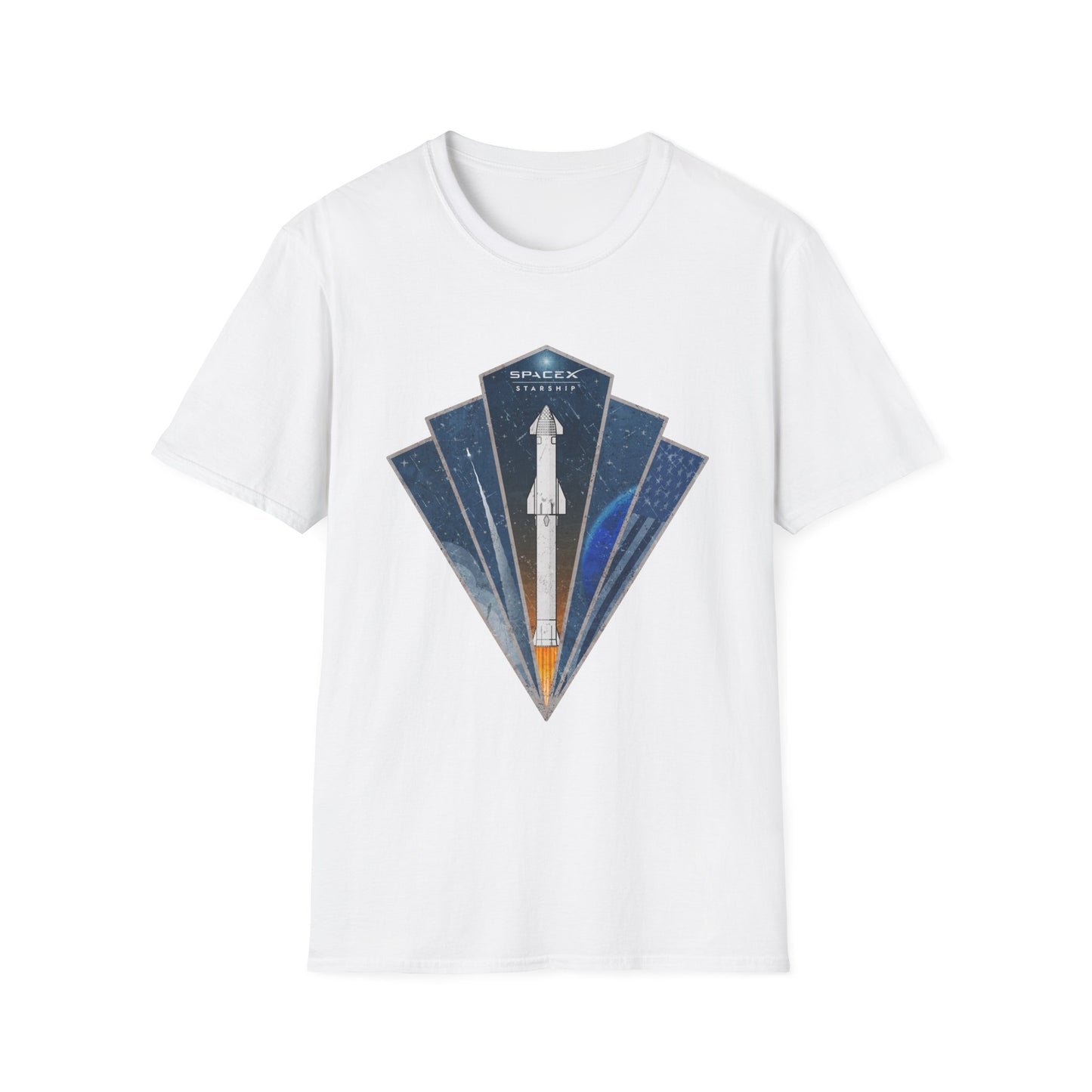 Starship Rocket Badge T-Shirt