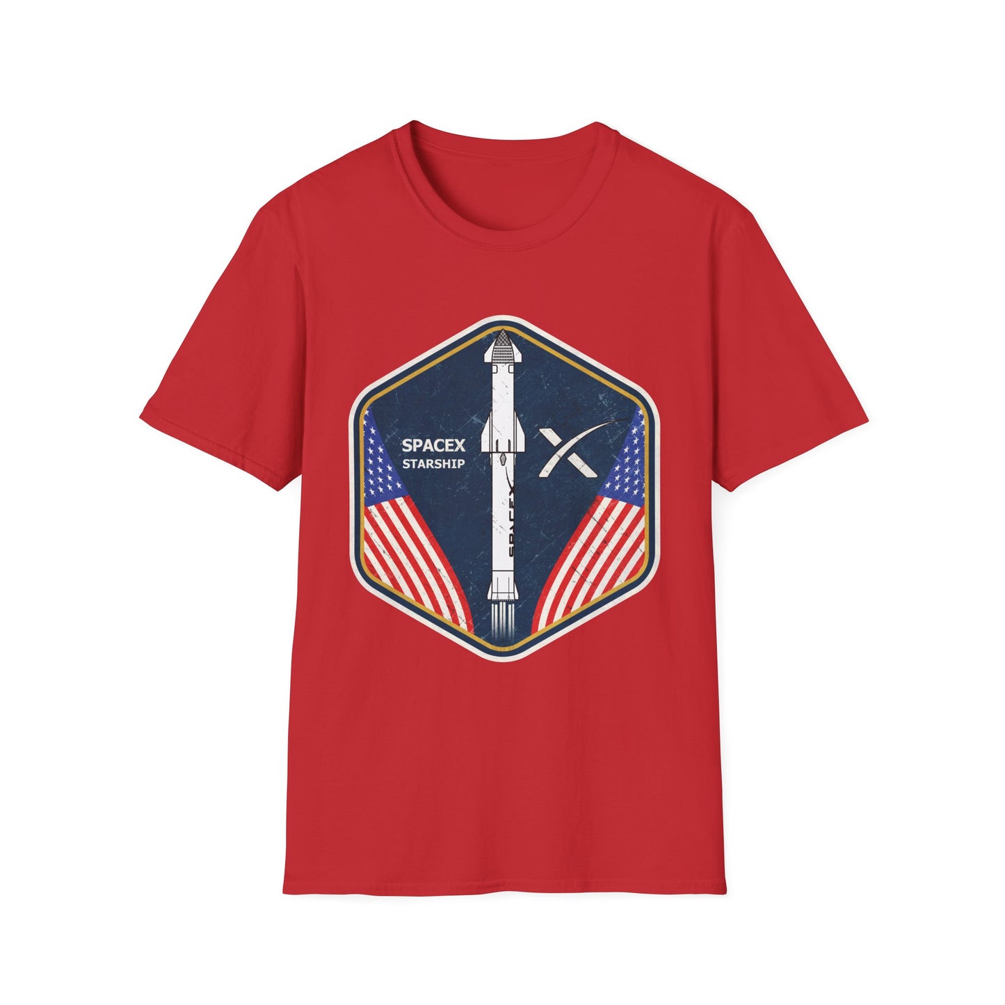 SpaceX Starship Badge T-Shirt