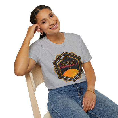 Dragonfly: Titan Mission. New Worlds Await Us T-Shirt