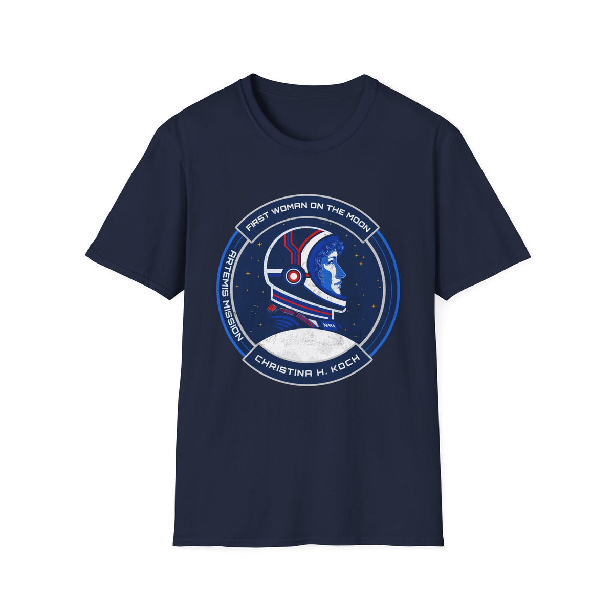 Christina H. Koch: First Woman On The Moon (Artemis Mission) T-Shirt