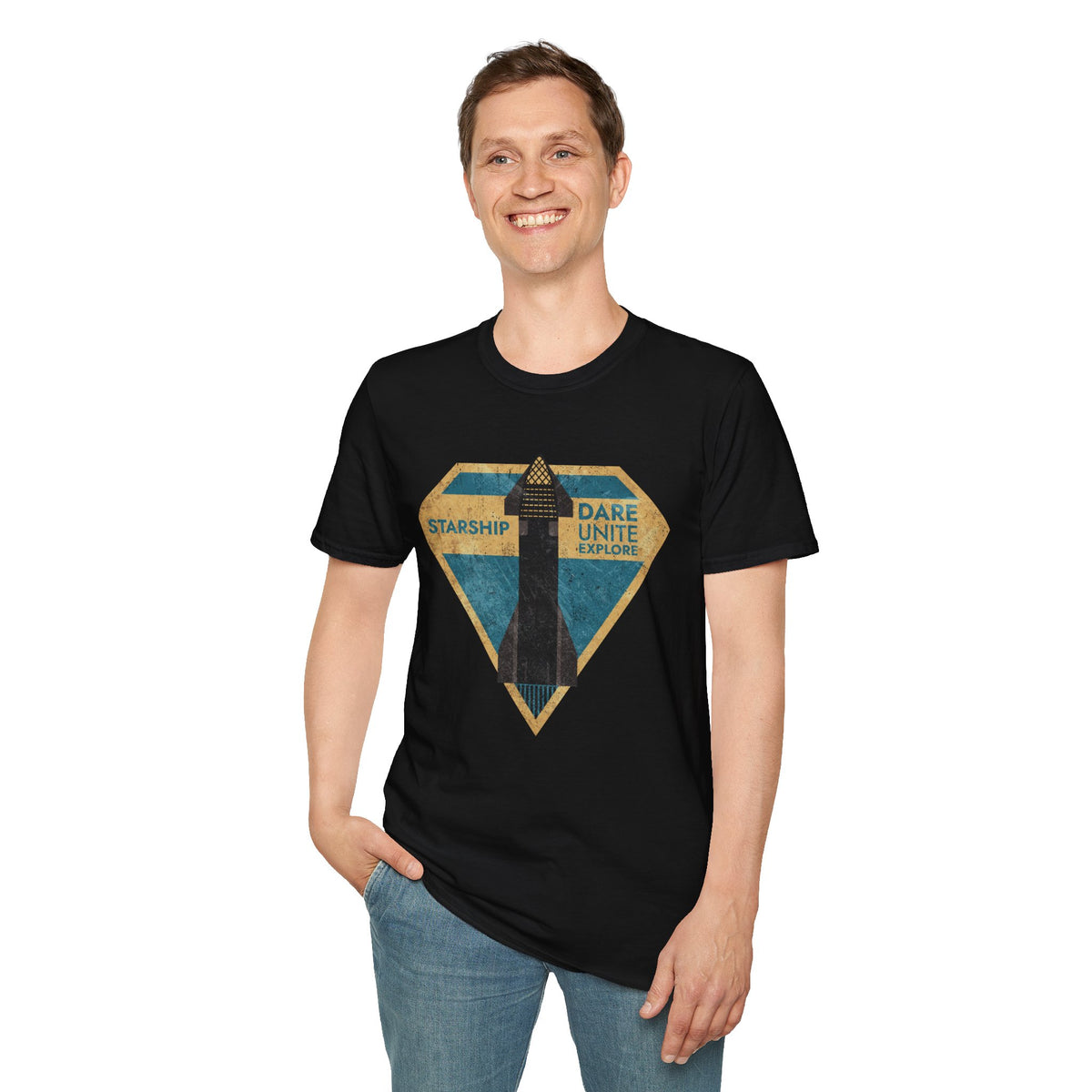 SpaceX-Starship: Dare. Unite. Explore. T-Shirt