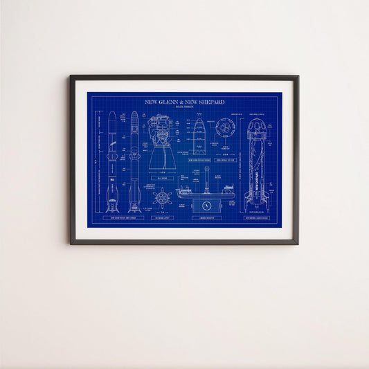 New Glenn New Shepard Poster