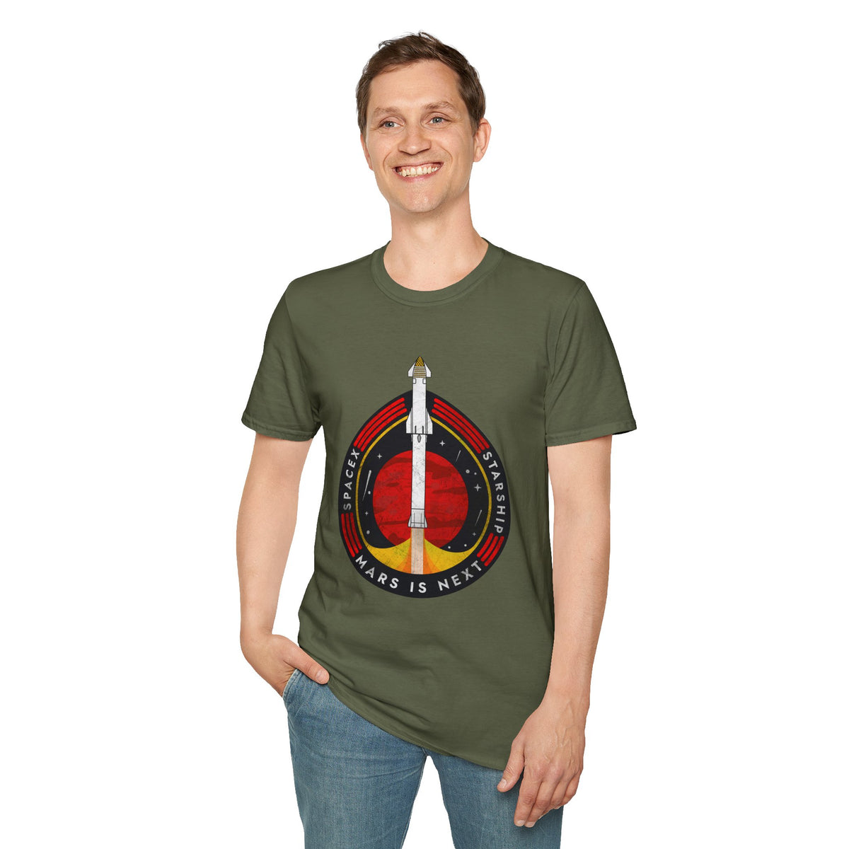 SpaceX-Starship: Mars is Next. T-Shirt