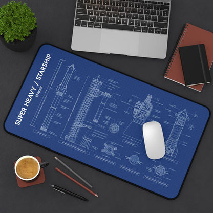 SPACEX Super Heavy Starship Desk Mat