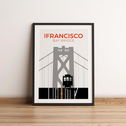 San Francisco Bay Bridge Poster