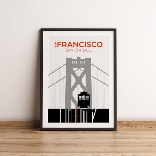 San Francisco Bay Bridge Poster