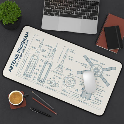Artemis Program SLS and Orion Desk Mat