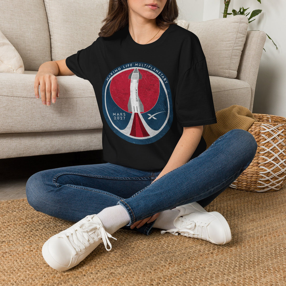 SpaceX Mars 2027: Making Life Multiplanetary - T-Shirt