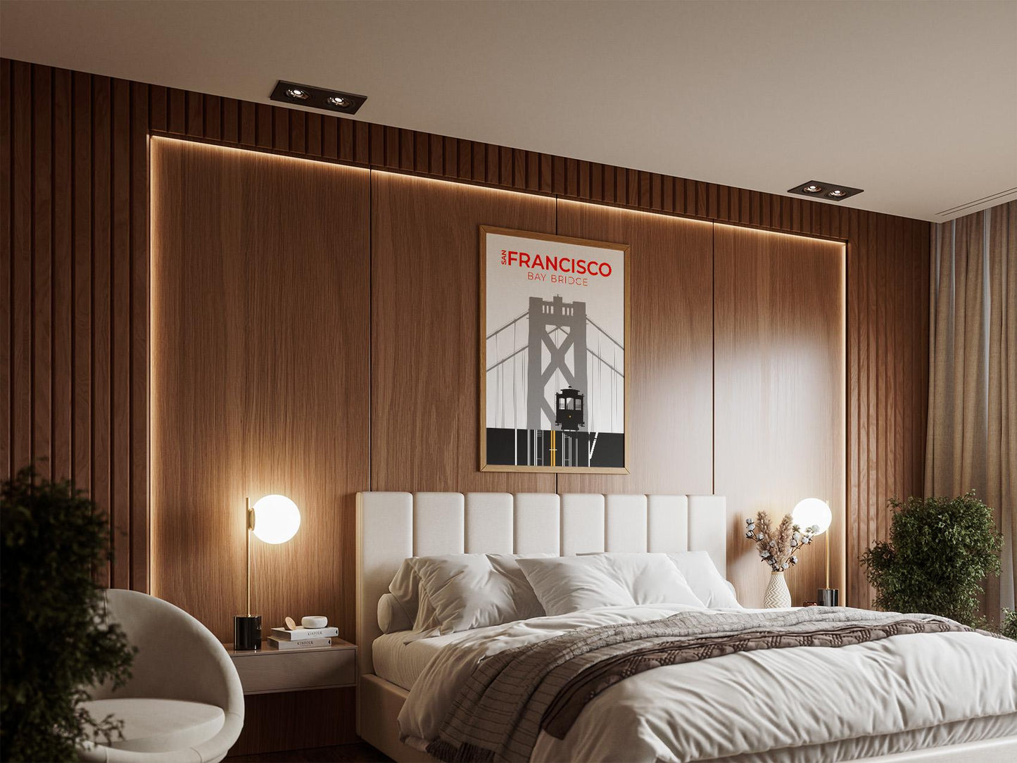 San Francisco Bay Bridge Poster