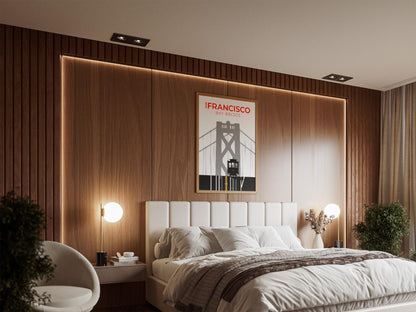 San Francisco Bay Bridge Poster